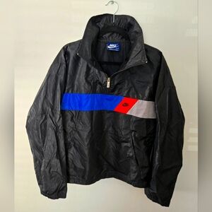 RARE VINTAGE 70s Nike Quarter Zip Windbreaker/Running Jacket Medium Colour Block